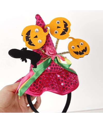 Halloween Witch Costume Headwear Witch Hat for Halloween Costume Cosplay Party Witch Headbands $17.43 Kids' Party Hats