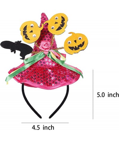 Halloween Witch Costume Headwear Witch Hat for Halloween Costume Cosplay Party Witch Headbands $17.43 Kids' Party Hats