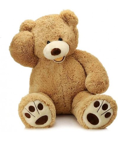 Giant Teddy Bear with Big Footprints Plush Stuffed Animals Light Brown 39 inches $65.01 Stuffed Animals & Teddy Bears