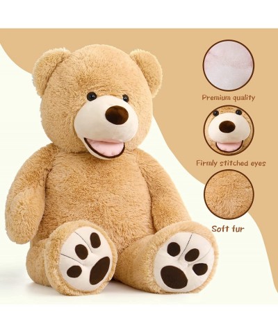 Giant Teddy Bear with Big Footprints Plush Stuffed Animals Light Brown 39 inches $65.01 Stuffed Animals & Teddy Bears