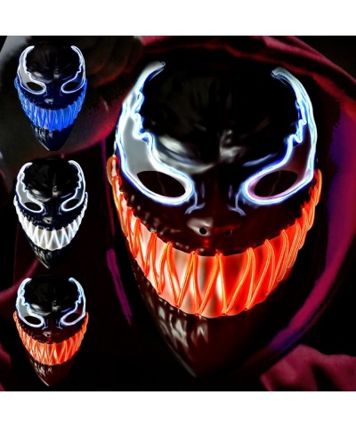 Halloween Mask Purge LED Mask for Festival Halloween Scary Party Costume Cosplay Gifts (new-red) $33.89 Kids' Dress-Up Access...