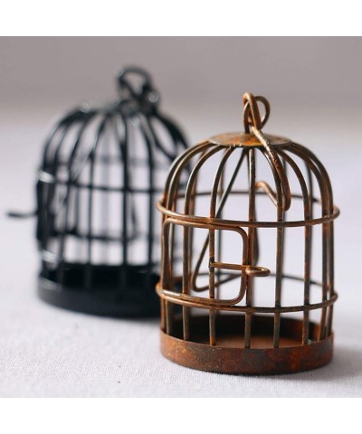 Miniature Doll House Birdcage Ornament Model Home Desktop Decor Kids Toy Gift Miniature Doll House Furniture and Accessories ...