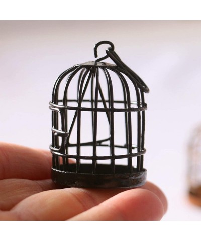 Miniature Doll House Birdcage Ornament Model Home Desktop Decor Kids Toy Gift Miniature Doll House Furniture and Accessories ...