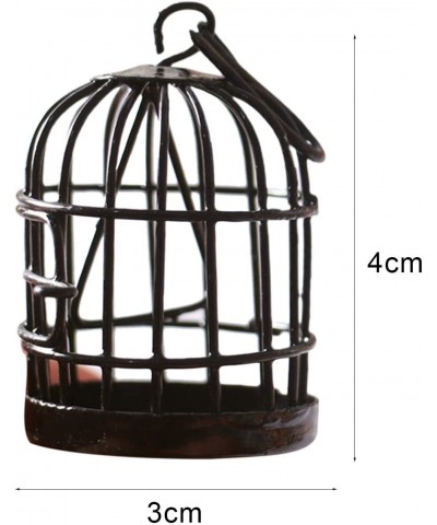 Miniature Doll House Birdcage Ornament Model Home Desktop Decor Kids Toy Gift Miniature Doll House Furniture and Accessories ...