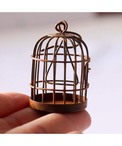 Miniature Doll House Birdcage Ornament Model Home Desktop Decor Kids Toy Gift Miniature Doll House Furniture and Accessories ...