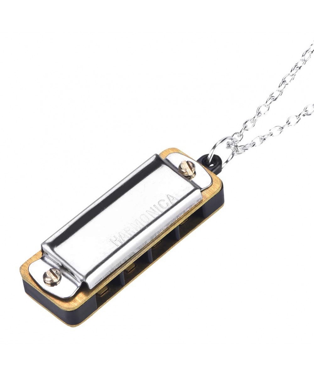 Mini Harmonica Necklace Toy Music Instrument Toy for Both Kids and Adults[ 5] $15.54 Kids' Musical Instruments