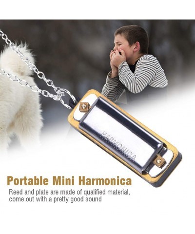 Mini Harmonica Necklace Toy Music Instrument Toy for Both Kids and Adults[ 5] $15.54 Kids' Musical Instruments