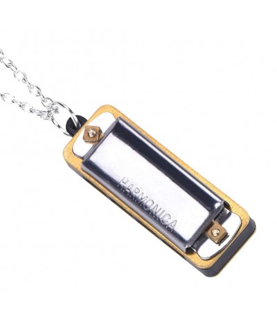 Mini Harmonica Necklace Toy Music Instrument Toy for Both Kids and Adults[ 5] $15.54 Kids' Musical Instruments