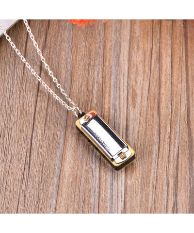 Mini Harmonica Necklace Toy Music Instrument Toy for Both Kids and Adults[ 5] $15.54 Kids' Musical Instruments