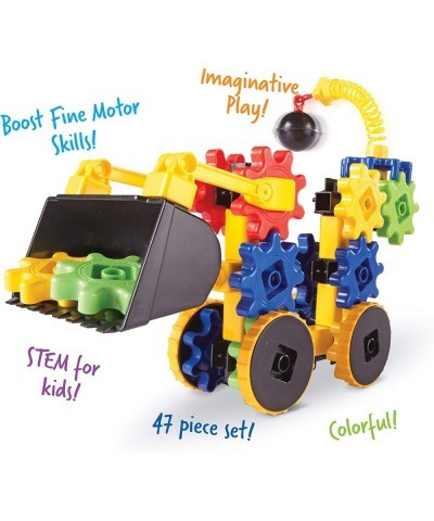 Gears! Wreckergears 47Piece LER9237 Multicolor $21.29 Toy Interlocking Gear Sets