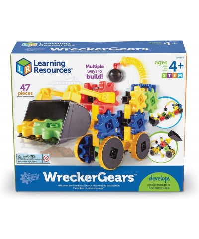 Gears! Wreckergears 47Piece LER9237 Multicolor $21.29 Toy Interlocking Gear Sets