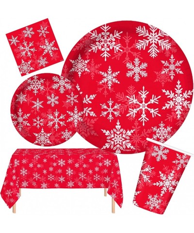 Serves 30 Complete Party Pack Holiday Merry Christmas Theme includes 30 Plates 30 Cups Napkins Table Covers 2 Banners 1 Door ...