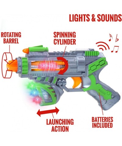 Sonic Space Blaster Toy Gun with Flashing Lights and Sounds Green Boys Ages 3+ $24.51 Toy Foam Blasters & Guns