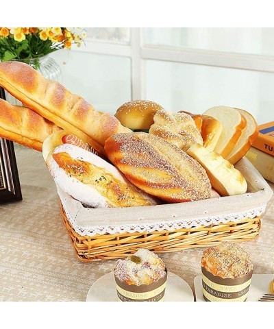 Fake Bread Artificial Cake PU Food Model Simulation Loaf Pretend Realistic Cupcake Dessert Props Toys for Home Kitchen Party ...