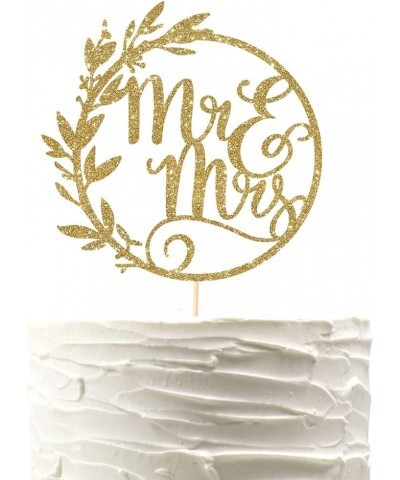 Mr and Mrs Cake Toppers Rustic Wedding Cake Topper Cake Toppers for Wedding $16.03 Kids' Party Decorations