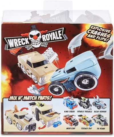 Wreck Royale Exploding Crashing Ricky Rodder Race Car with 4 Mix 'N Match Explosive Parts Multicolor (565710) $41.99 Kids' Pl...