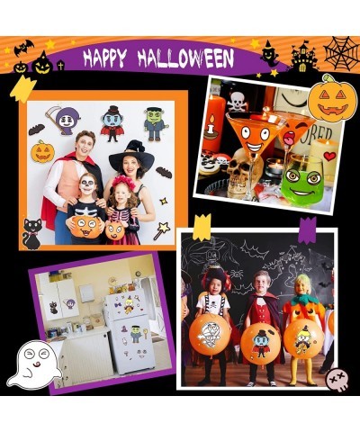 40 Sheets Make-a-face Sticker Make Your Own Halloween Characters Match Sticker with Full Body Design Vampire Witch Frankenste...