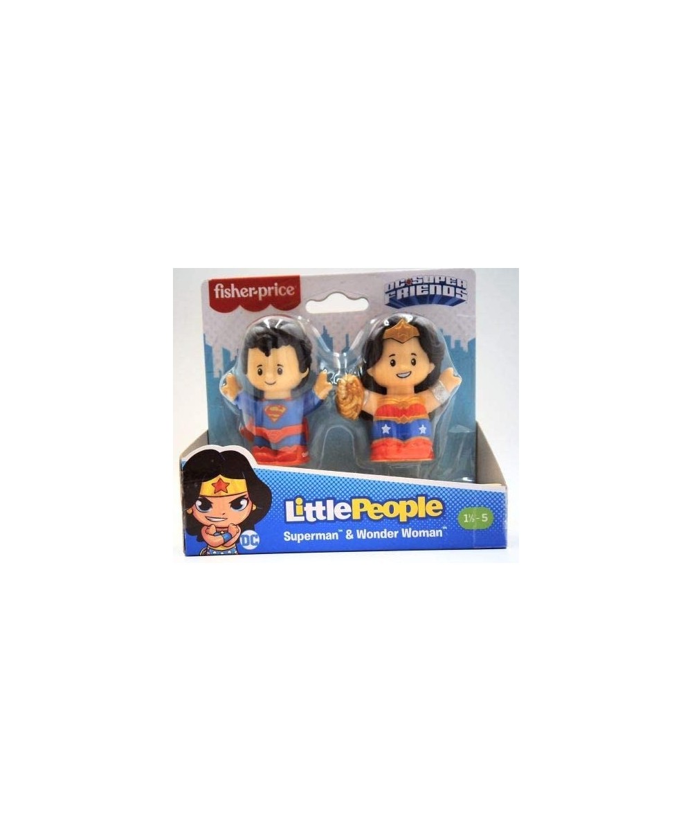 Superman and Wonder Woman Dc Little People Set $29.40 Play Figure Playsets