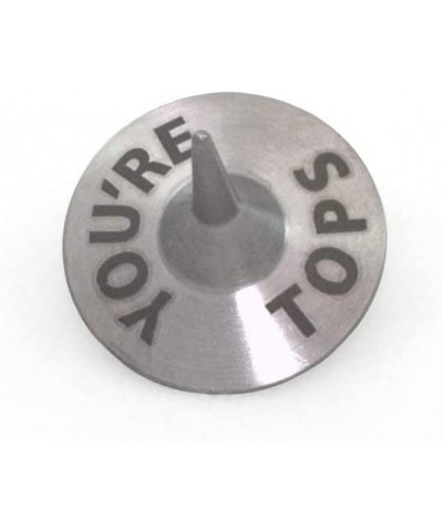 Tungsten Spinning Top with Engraved You're Tops $87.03 Novelty Spinning Tops