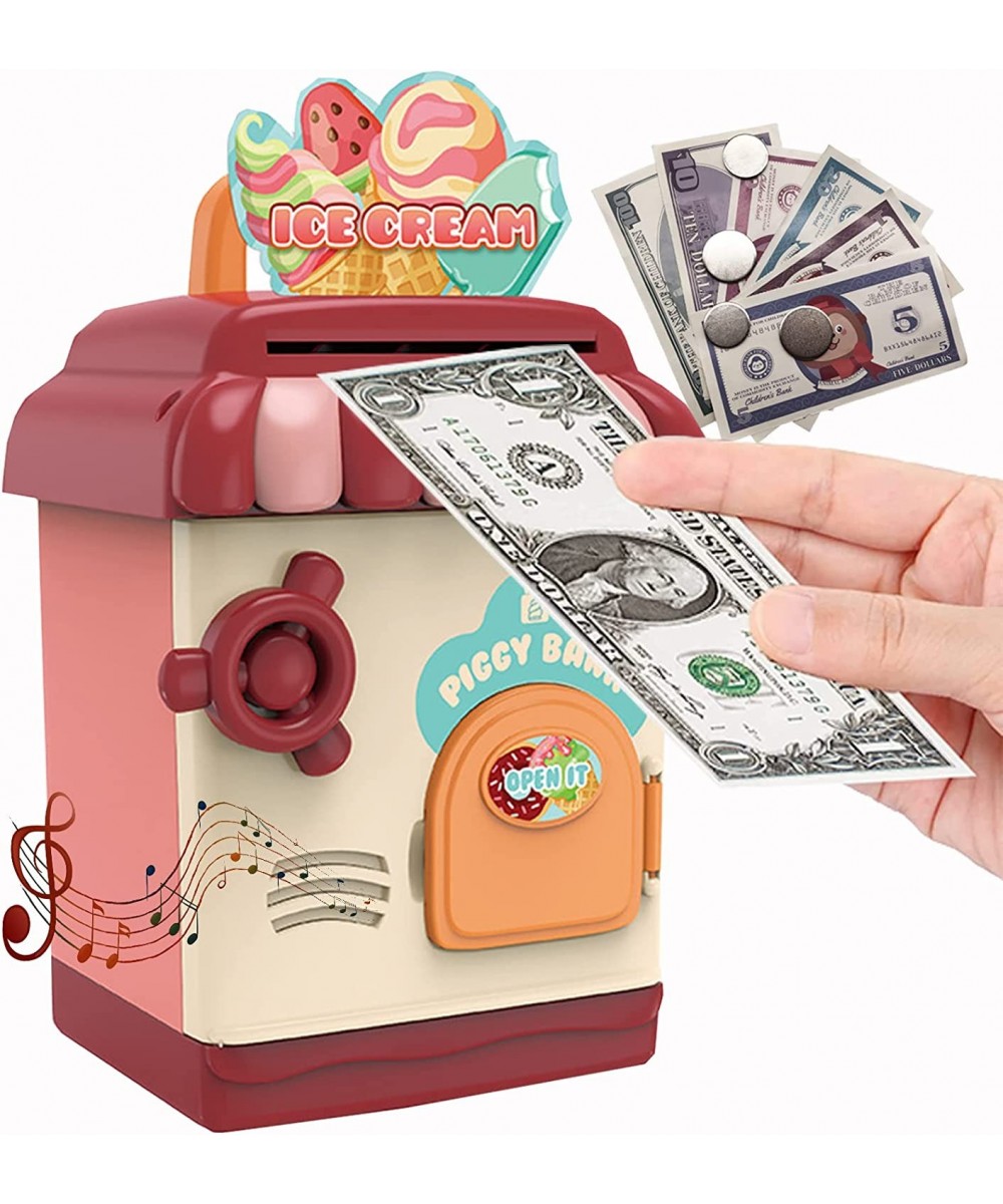 Piggy Bank Electronic Banks for Kids ATM Piggy Bank for Real Money Early Education Music Money Safe for Girls Boys $23.02 Kid...