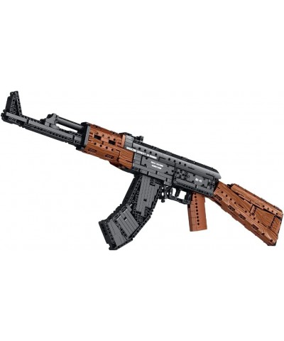 1366 Pcs Rifle AK-47 Blaster Shooting Building Bricks Realistic Gun Mechanical Submachine Model Set Compatible with Lego $106...