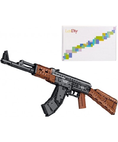 1366 Pcs Rifle AK-47 Blaster Shooting Building Bricks Realistic Gun Mechanical Submachine Model Set Compatible with Lego $106...