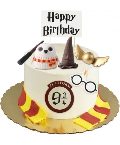 Wizard Cake Topper Cake Decoration For Birthday Party Wizard Party Birthday Cake Topper Set $22.18 Kids' Party Decorations