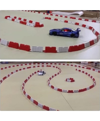 120 Pieces RC Car Racing Track Drift Runway Drift Field Fence for 1/14 1/16 1/18 1/24 1/28 Mini RC Car (Red+White) $33.72 Rem...