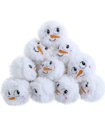 20 Pieces Plush Snowball for Kids Indoor Outdoor Stuffed Snowballs Snowman Toys Snowball Fun Set for Snow Games Decorations (...