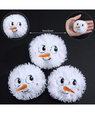 20 Pieces Plush Snowball for Kids Indoor Outdoor Stuffed Snowballs Snowman Toys Snowball Fun Set for Snow Games Decorations (...