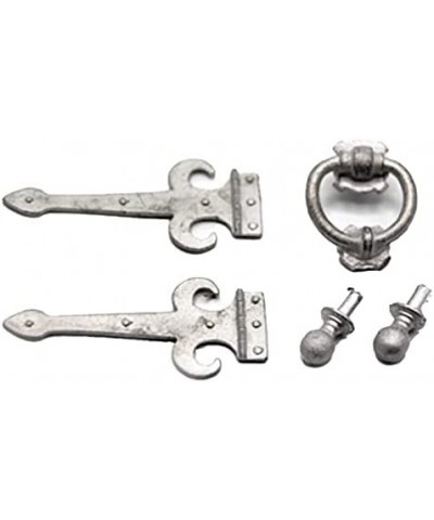 Dollhouse Non Working Metal Hinges Knocker Knobs Miniature Door Furniture 1:12 $23.54 Dollhouse Accessories