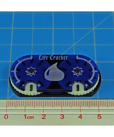 Blue Card Life Counter Wheel/Tracker Dial Compatible with MTG Card Game Translucent Blue $19.97 Game Accessories