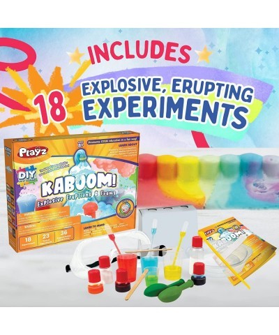 KABOOM! Explosive Eruptions & Foam Bombs - 18+ Fun & Safe STEM Experiments Chemistry Set & Science Kits for Kids Age 8-12. Ma...