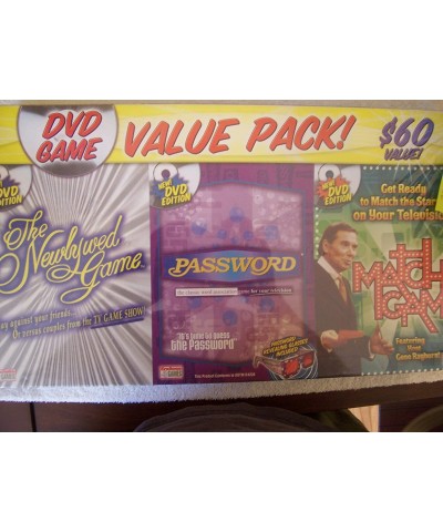 3 Pack of DVD Game Shows - Match Game Newlywed Game Password $89.03 DVD Games