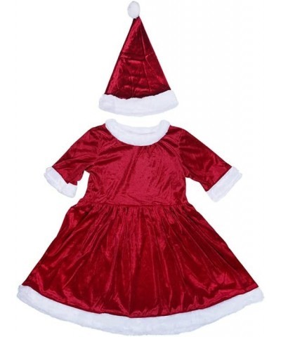 Girls Christmas Santa Claus Costume Dress Suit $40.76 Kids' Costumes