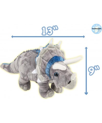 13" Triceratops Stuffed Dinosaur Plush - Dinosaur Stuffed Animal with Ultra Soft Plush Design - Great Prize or Gift for Someo...