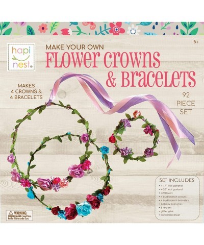 Make Your Own Flower Crowns and Bracelets Craft Kit for Girls Gifts Ages 6 7 8 9 10 Years Old and Up $29.05 Craft Kits