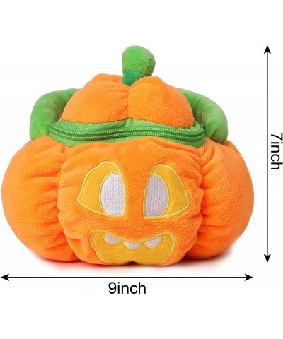 Baby's Pumpkin Halloween Toys Playset with 8 Fun Play Pieces Plush Goodie Bags Stuffers/Fillers Halloween Party Decoration Pr...