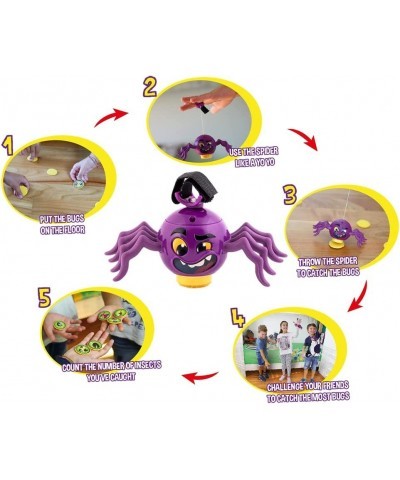 Spider YO Game Catch The Bugs with Your Spider yoyo Memory Game Ages 4+ Fun Games Family Games Party Games Toys for Girls Toy...