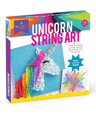 – I Love Unicorns Kit – Craft Kit Includes 6 Unicorn-Themed Projects & String Art Kit – Craft Kit Makes 2 Large String Art Ca...