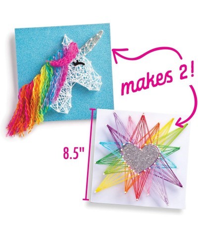 – I Love Unicorns Kit – Craft Kit Includes 6 Unicorn-Themed Projects & String Art Kit – Craft Kit Makes 2 Large String Art Ca...