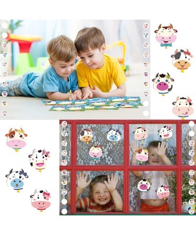 48 Pcs 8 Sheets Make a Face Cow Stickers DIY Cow Stickers Make Your Own Stickers Fun Craft Project for Kids Cow Themed $14.46...