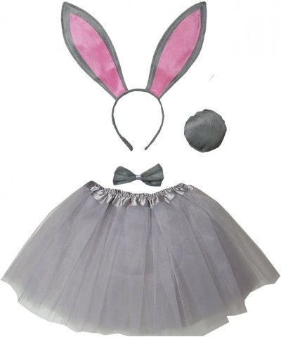 Kids Pink White Blue Black Gray Animal Bunny Rabbit Ears Headband & Tutu Costume $18.73 Kids' Costumes