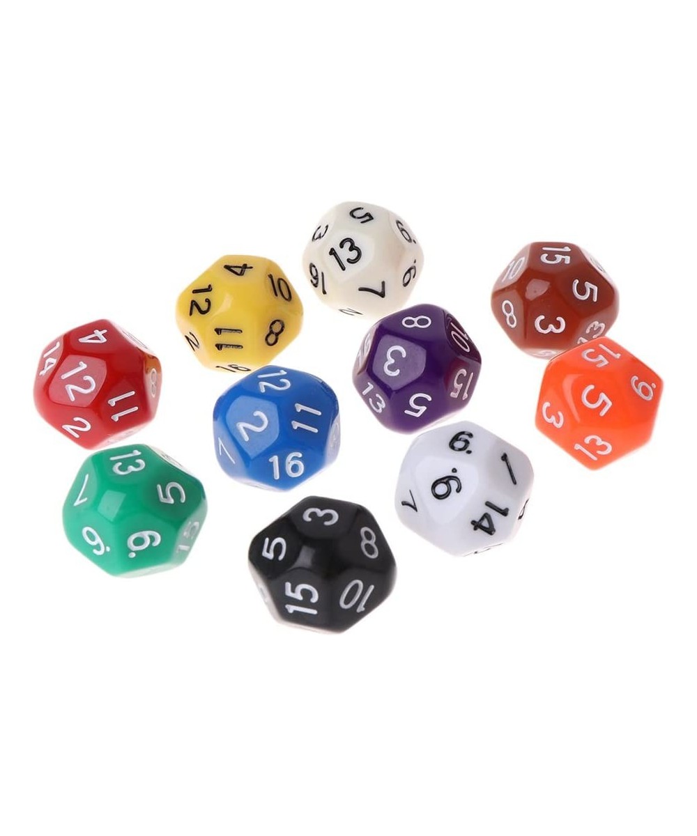 10 Pcs D16 Polyhedral Dice for Dungeons and Dragons 16 Sided Dice Set $16.59 Game Accessories