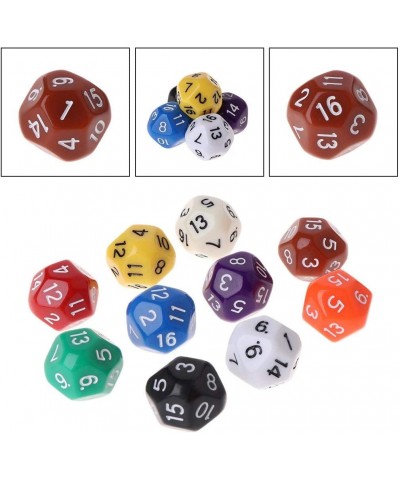 10 Pcs D16 Polyhedral Dice for Dungeons and Dragons 16 Sided Dice Set $16.59 Game Accessories