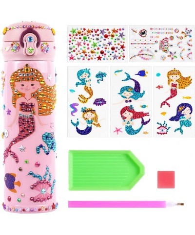 Decorate Your Own Water Bottle with Mermaid 5D Diamond Painting Stickers Kits & Glitter Gems Creative DIY Art & Craft Kits fo...