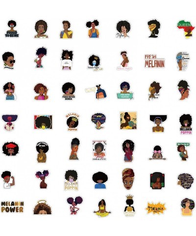 200 Pcs Black Girls Stickers for Laptop Inspirational Melanin Poppin Stickers for Skateboard Water Bottles Hydro Flasks Water...