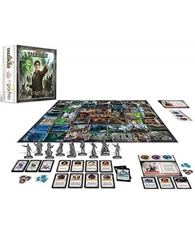 Harry Potter Talisman Board Game | Play as Harry Dumbledore Draco Bellatrix and More | Collect Hallows to Defeat or Help Vold...