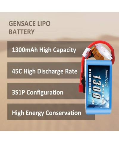 11.1V 1300mAh 3S 45C LiPo Battery Pack with Deans Plug for RC Plane Heli Airplane FPV $46.26 Hobby Remote & App Controlled Ve...