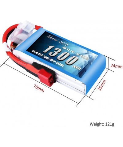 11.1V 1300mAh 3S 45C LiPo Battery Pack with Deans Plug for RC Plane Heli Airplane FPV $46.26 Hobby Remote & App Controlled Ve...